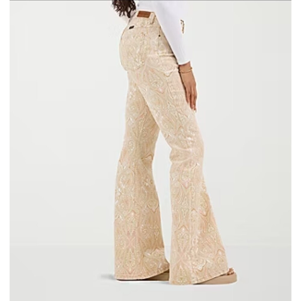 Wrangler High Rise Fierce Flare Paisley Print Womens Jeans Size 12 (31 X 32) - Picture 5 of 16